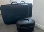 Set van 2 Samsonite koffers + beautycase – stevig & stijlvol, Gebruikt, Hard kunststof, Slot, 45 tot 55 cm