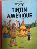 Tintin en Amérique  1957 B22, Gelezen, Eén stripboek, Ophalen of Verzenden, Hergé.