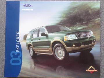 Ford Explorer 2003 Brochure beschikbaar voor biedingen