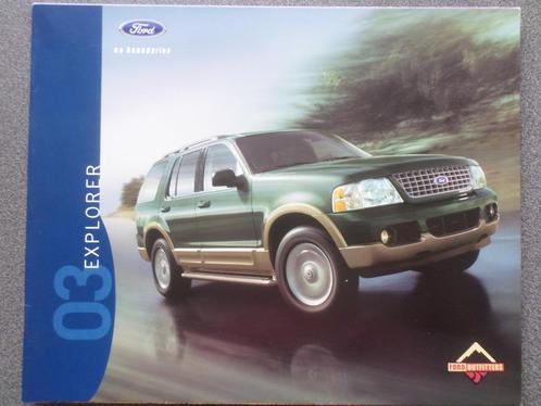Ford Explorer 2003 Brochure, Boeken, Auto's | Folders en Tijdschriften, Ford, Verzenden