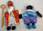 Sinterklaas Zwarte Piet handpoppen stof hout vintage set, Diversen, Verzenden, Zo goed als nieuw
