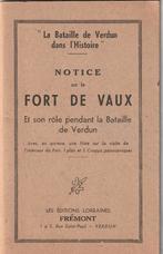 Notice sur le Fort de Vaux, Collections, Enlèvement ou Envoi