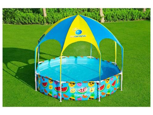 Piscine avec Ombrelle Bestway Splash-in-Shade ▪︎ NEUF !, Tuin en Terras, Zwembaden, Nieuw, Opzetzwembad, Minder dan 80 cm, 200 tot 400 cm