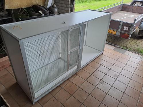 Vluchtkooi, vliegkooi, kweekkooi, Dieren en Toebehoren, Vogels | Hokken en Kooien, Zo goed als nieuw, Broedkooi of Kweekkooi, Aluminium