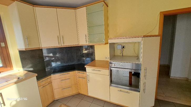 cuisine, Maison & Meubles, Cuisine | Cuisines complètes, Utilisé, Cuisine d'angle, Crème, Autres matériaux, Enlèvement