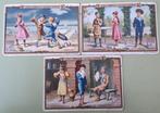 3 LIEBIG cards Sang. 437: GERMAN ed. : KINDERBAROMETER nr 3-, Gebruikt, Verzenden, Voor 1940, Prent