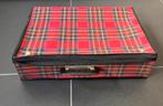 Vintage koffer ‘60 tartanpatroon, Ophalen of Verzenden, Huis en Inrichting