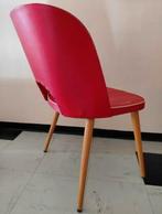 Rockabilly mid century Stoel - cultstoel jaren 50, Enlèvement, Rouge