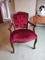 Antieke rode stoel/sofa, Antiek en Kunst, Ophalen