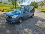 Dacia Dokker 1.6 benzine 83 pk Airco Euro 5 107.dkm bj 2014, 5 places, Carnet d'entretien, Tissu, Bleu
