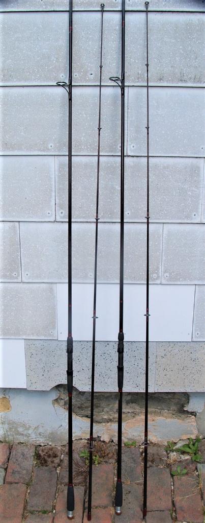 2 of 4 W.S. Phantom Tribune 13" stokken van 3 lbs1/2., Watersport en Boten, Hengelsport | Karpervissen, Gebruikt, Werphengel, Ophalen