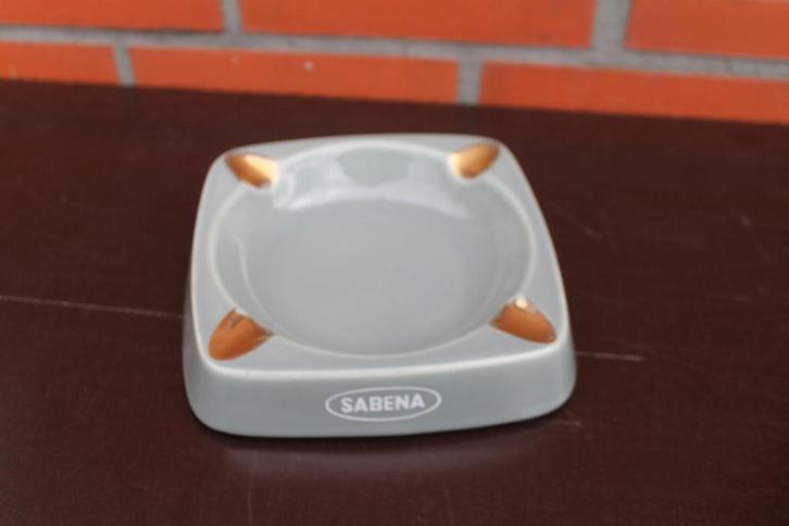 Mooie Sabena Asbak " Belgian World Airlines " souvenier, Verzamelen, Sabenasouvenirs, Gebruikt, Ophalen of Verzenden