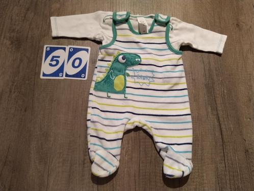 Tweedelig boxpakje dino - Maat 50, Enfants & Bébés, Vêtements de bébé | Taille 50, Comme neuf, Garçon ou Fille, Costume, Enlèvement ou Envoi