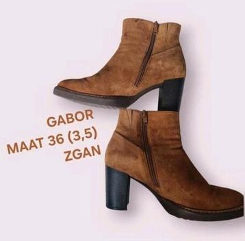 ✨️KORTING‼️ GABOR Leren Enkellaarsjes Maat 36 in Topstaat✨️✨ beschikbaar voor biedingen