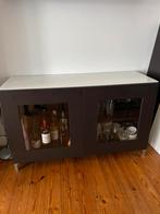Buffet Besta ikea noir, Huis en Inrichting, Kasten | Buffetkasten, Ophalen, Zo goed als nieuw