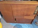 Gratis , deze vintage retro kast , barkast , lowboard, Antiek en Kunst, Ophalen