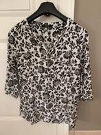 Hemdsbloes Bonita M opstaand kraagje zwart/ecru, Kleding | Dames, Ophalen of Verzenden, Zwart