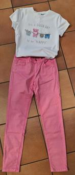 Splinternieuwe roze broek met tshirt Fly Girl, Kleding | Dames, Ophalen of Verzenden, Roze, Zo goed als nieuw, Maat 36 (S)