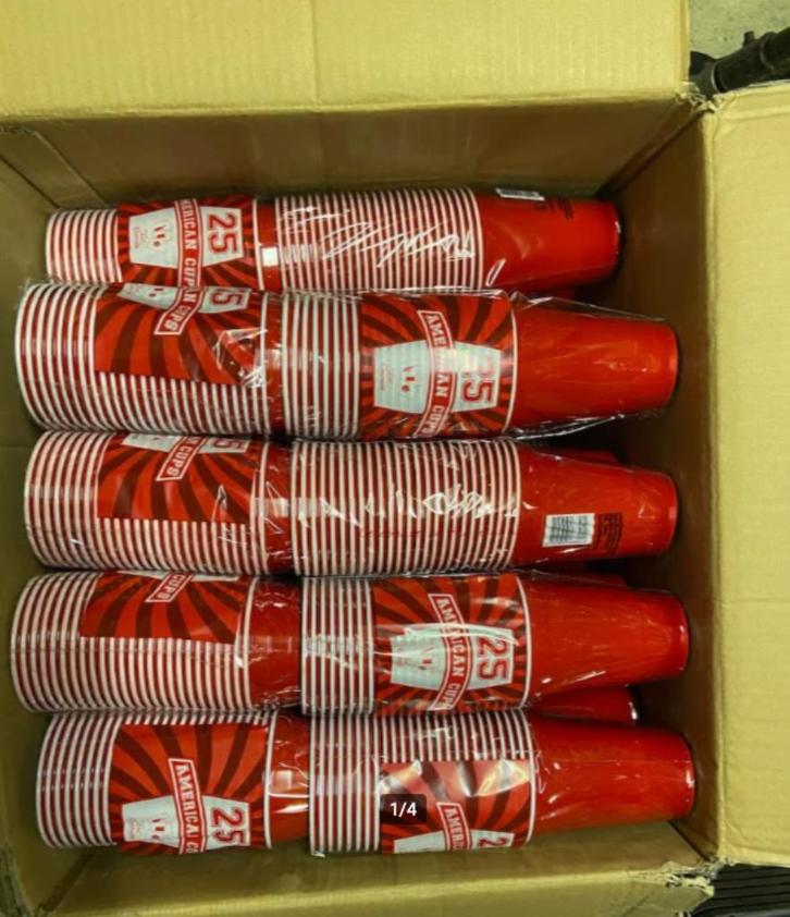950 originele Red Cups van 0,5L!!, Collections, Verres & Petits Verres, Neuf, Verres et Verres à shot, Enlèvement