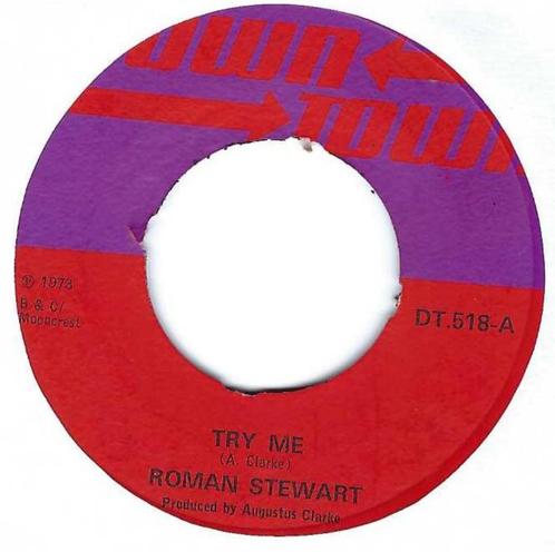 Reggae 45: Roman Stewart / The Simplicity People – Try Me /, Cd's en Dvd's, Vinyl Singles, Zo goed als nieuw, Single, Overige genres
