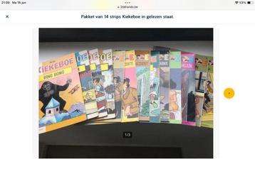 Pakket van 14 strips Kiekeboe. beschikbaar voor biedingen