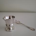 Verre à liqueur ancien + cuillère à café, Antiquités & Art, Enlèvement ou Envoi