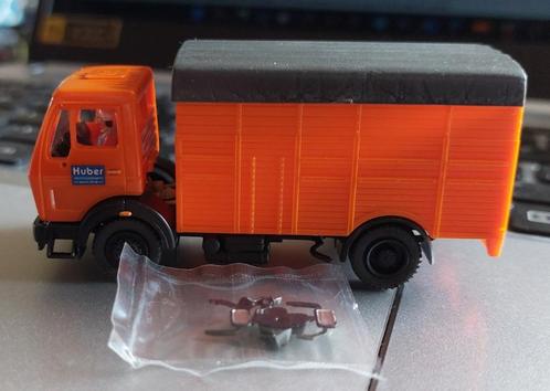 HOLK 0208 MERCEDES-BENZ VRACHTWAGEN JAREN 70-80 1/87., Hobby en Vrije tijd, Modelauto's | 1:87, Zo goed als nieuw, Bus of Vrachtwagen
