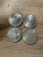 250Fr Boudewijn zilver (prijs per 4stuks), Enlèvement ou Envoi, Argent