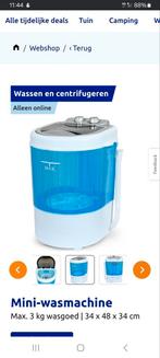 Mini wasmachine...ideaal voor op de camping, Ophalen, Zo goed als nieuw