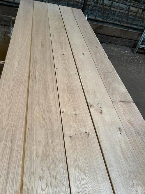 Eiken planken te koop. Geschaafd 200x20 mm Diverse lengtes., Bricolage & Construction, Bois & Planches, Neuf, Planche, Chêne, 250 à 300 cm