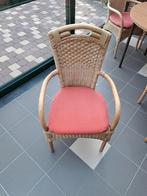 11 rieten stoelen + kussens, Huis en Inrichting, Stoelen, Ophalen