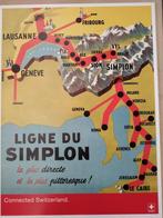 Chemin de fer suisse - reproductions affiches, Autres types, Enlèvement, Utilisé, Train