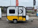 ✅CARAVAN - PIXEL - GEEL - ALKO - NIEUW - 440KG - 2PERSOONS, Caravans en Kamperen, 75 kg, Tot en met 2, Bedrijf, Treinzit