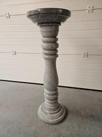 Marmeren grote zuil bovenblad 35 cm kan al mooie brons op!!!, Ophalen of Verzenden, Zo goed als nieuw