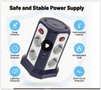 stekkerdoos met nachtlampje - 3,15 m verlengsnoer met ove, Doe-het-zelf en Bouw, Elektriciteit en Kabels, Ophalen of Verzenden