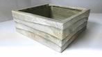 bloempot vierkant kruidenbak cement look, Comme neuf, Intérieur, Moins de 25 cm, Moins de 40 cm