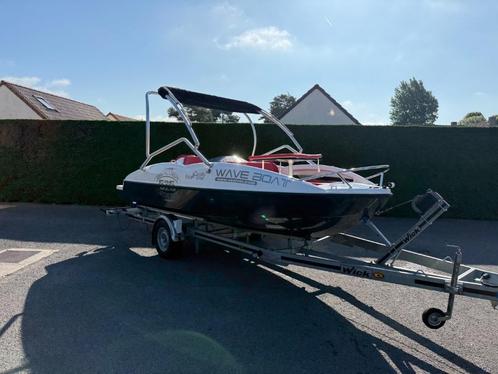 Wave boot  + trailer - vermogen via Jet-ski, Watersport en Boten, Speedboten, Zo goed als nieuw, 3 tot 6 meter, Overige brandstoffen