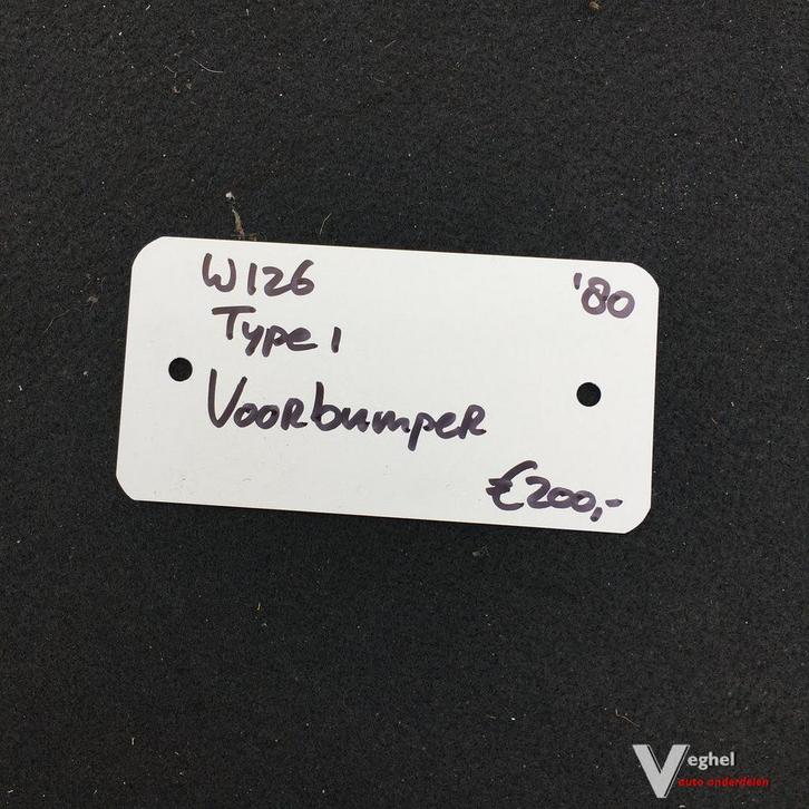 Mercedes W126 1980 Voorbumper Type 1, Auto-onderdelen, Carrosserie, Bumper, Voor, Gebruikt, Ophalen