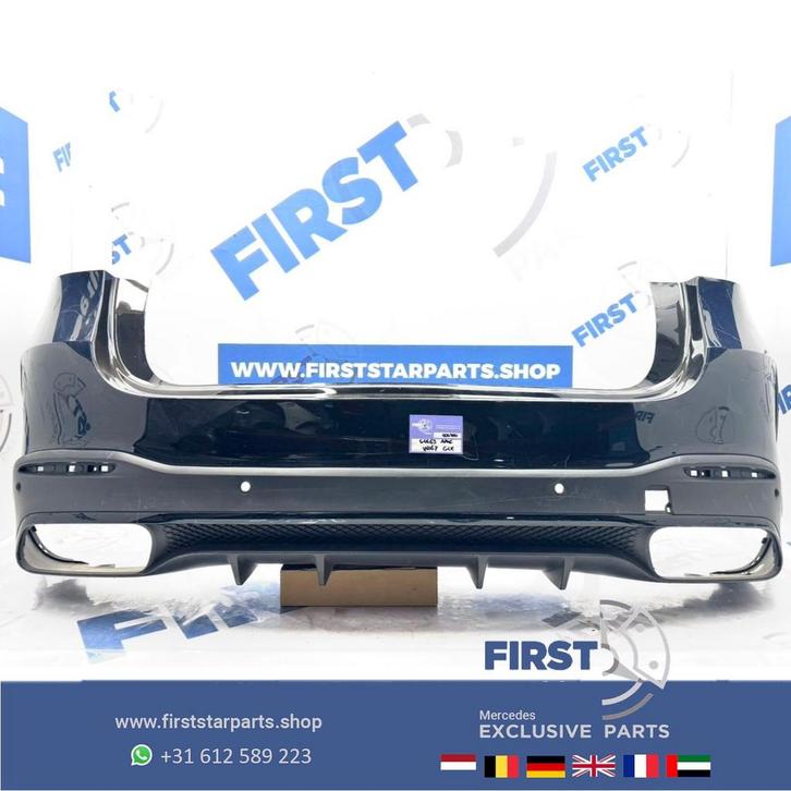 W167 GLE 63 AMG ACHTERBUMPER A1678851103 A1678858205 ZWART W, Auto-onderdelen, Carrosserie, Bumper, Mercedes-Benz, Achter, Gebruikt