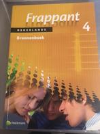 Studieboek FRAPPANT NEDERLANDS 4 BRONNENBOEK, ASO, Nederlands, Ophalen of Verzenden, Zo goed als nieuw