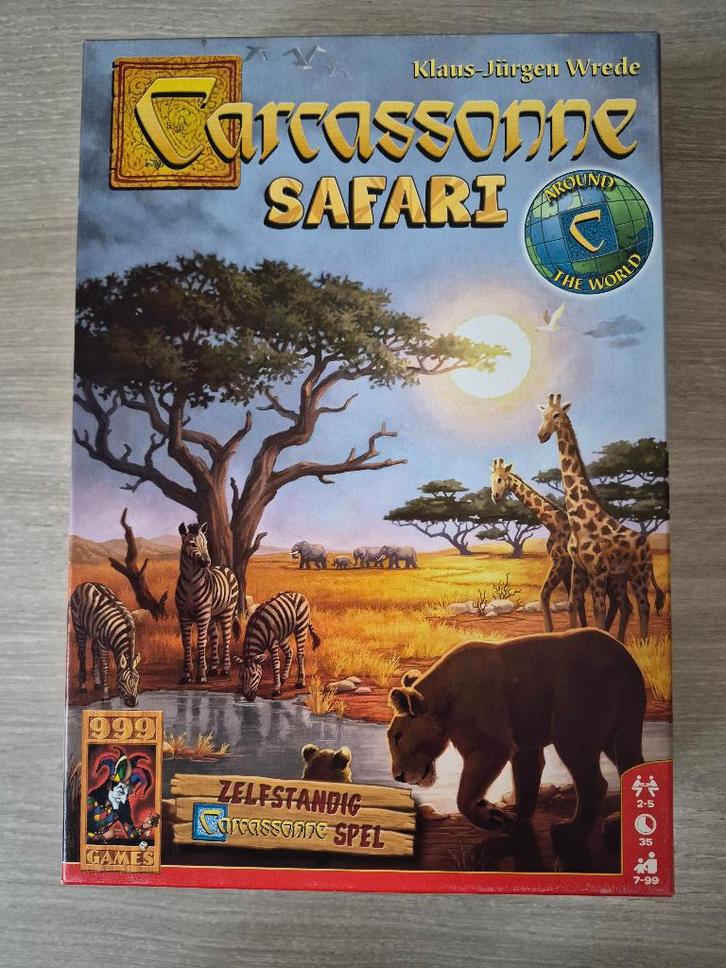 Carcassonne: Safari Bordspel, Enfants & Bébés, Jouets | Autre, Comme neuf, Garçon ou Fille, Enlèvement ou Envoi