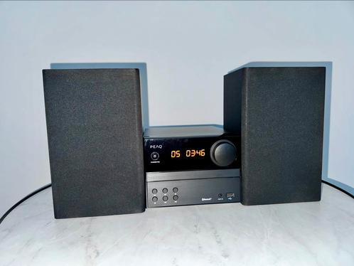 PEAQ mini stero set, Audio, Tv en Foto, Stereoketens, Gebruikt, Cd-speler, Tuner of Radio, Speakers, Overige merken, Microset