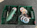 Bosch PWS 720-115 slijpmachine met 8 extra slijpschijven, Ophalen of Verzenden, Zo goed als nieuw, 700 tot 1000 watt, Haakse handslijpmachine