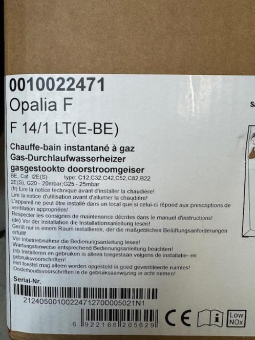 Bulex Opalie doorstromer op aardgas, Doe-het-zelf en Bouw, Chauffageketels en Boilers, Nieuw, Aardgas, Ophalen