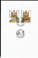 2000 Verzorgde afstempeling op blad 130 x 260 mm (zie scans), Enlèvement ou Envoi, Affranchi, Oblitération 1er jour, Autre