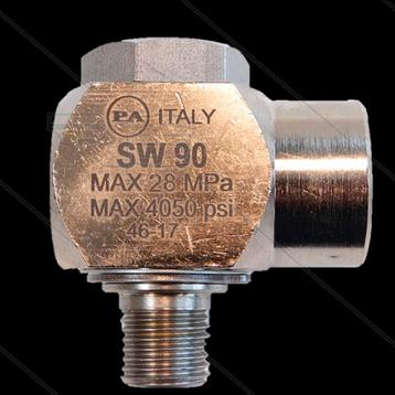 Haakse Swivel RVS-Messing 90Â Draaiverbinding beschikbaar voor biedingen
