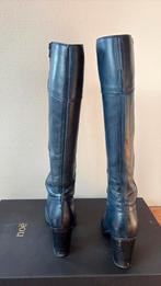 Lederen laarzen maat 40  blauw, Kleding | Dames, Schoenen, Ophalen, Zo goed als nieuw, Blauw