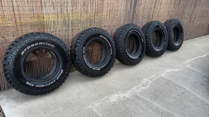 set Bf goodrich terreinbanden 5x, Auto-onderdelen, Banden en Velgen, Band(en), Gebruikt, Ophalen of Verzenden