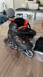 Rolschaatsen maat 32 tot 35 en beschermingset, Kinderen en Baby's, Speelgoed | Buiten | Rolschaatsen, Ophalen, Zo goed als nieuw