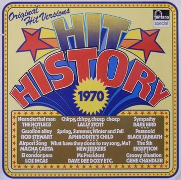 vinyl:  VARIOUS - HIT HISTORY of 1970 beschikbaar voor biedingen